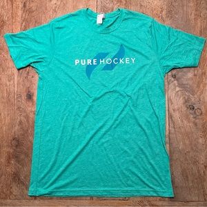 Pure Hockey Tshirt Brand New Large L NHL Roller Green Heather